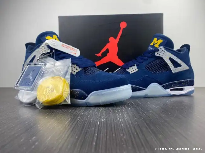 Official Maikesneakers Retro AJ4-1036660 (PE) Air Jordan Michigan 4 0412
